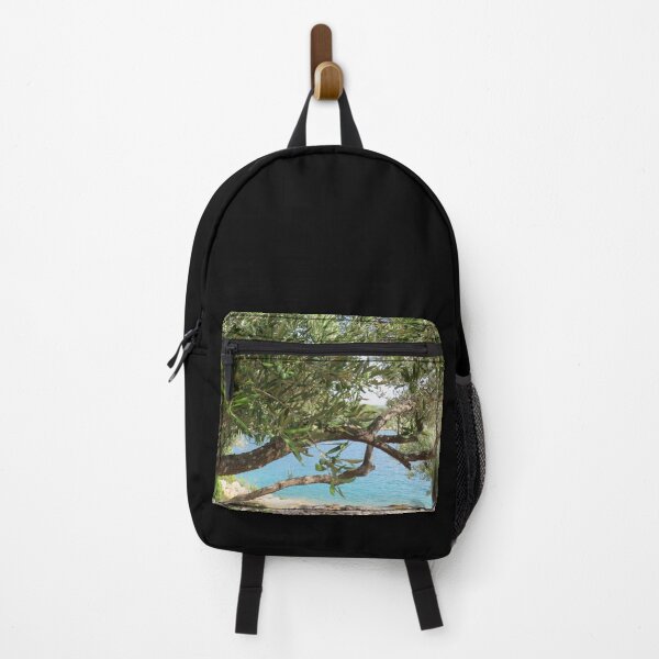 Item preview, Mediterranean Sea Coast with Olive Tree Photo designed and sold by OneLook.
