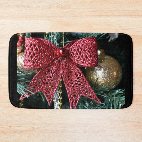 Item preview, Red Christmas bow designed and sold by MoreGoodArt.