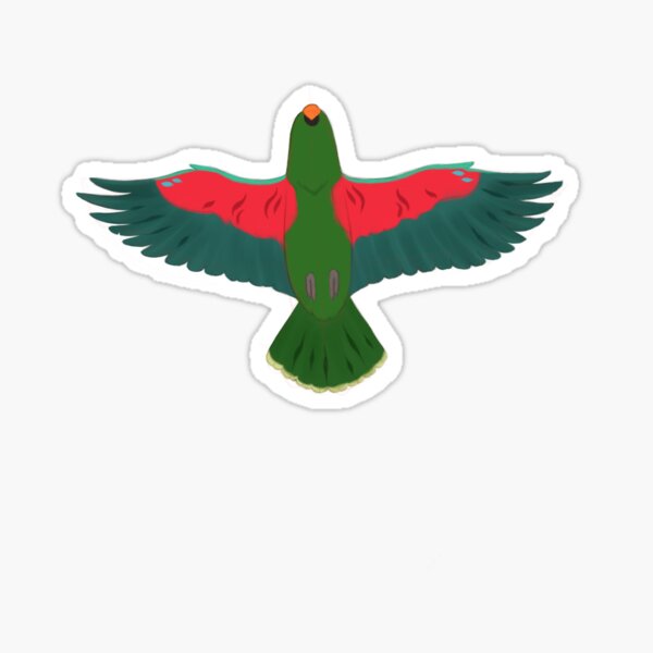 Item preview, Otto the Eclectus designed and sold by lionartprints.