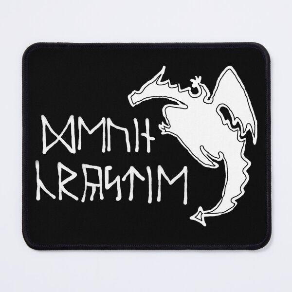 Item preview, White Dragon Logo with "Devin Crystie" in Runic Script designed and sold by DevinCrystie.