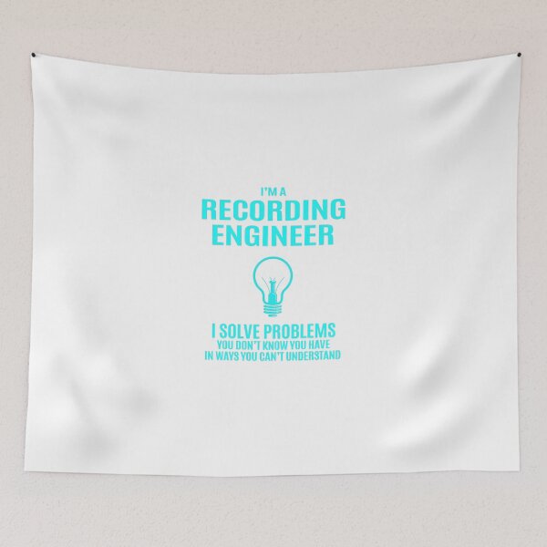 Item preview, Recording Engineer - I Solve Problems Job Gift designed and sold by melissaval2.