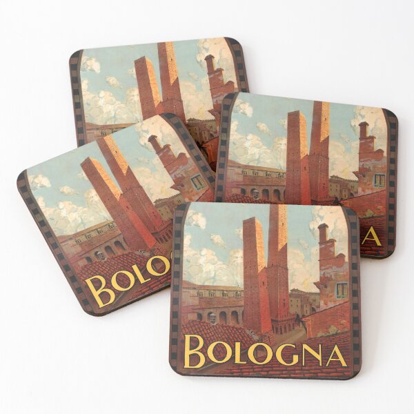 Item preview, Bologna, Italy - Vintage Travel Poster designed and sold by SALON DES ARTS.