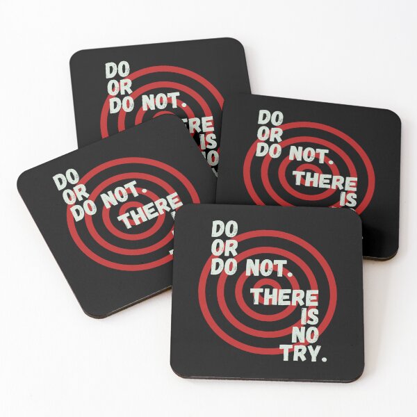 Item preview, Do or do not. There is no try. designed and sold by Scribblehound.