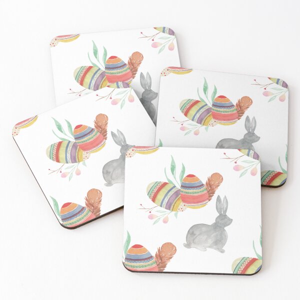 Item preview, Rainbow Easter Eggs and Bunnies designed and sold by elleinadesigns.