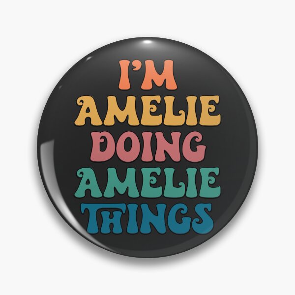 Artikelvorschau, Amelie Funny Retro First Name entworfen und verkauft von Americandude.