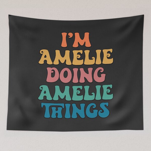 Item preview, Amelie Funny Retro First Name designed and sold by Americandude.