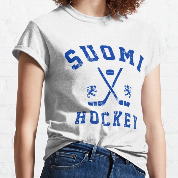  Finland Ice Hockey Flag Jersey Supporter Suomi Fan Gift T-Shirt  : Clothing, Shoes & Jewelry