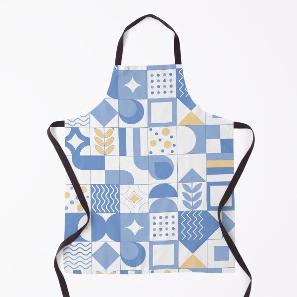 Item preview, Blue yellow geometric seamless pattern designed and sold by Mirosi-S.