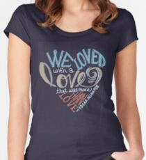 More than Love Women's Fitted Scoop T-Shirt