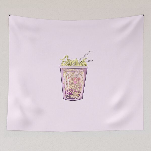 Item preview, Aesthetic japanese ramen l pink noodles designed and sold by Bossin.