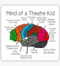 Mind Of a Theater Kid Sticker