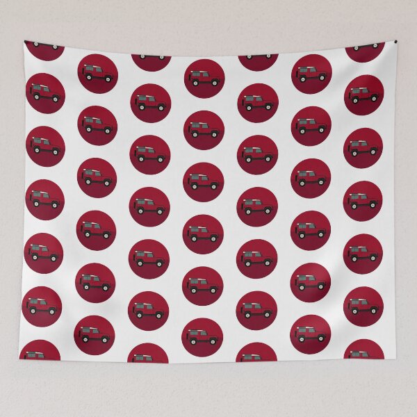 Item preview, Defender SUV - Ruby Red - Circle designed and sold by NautilusMare.