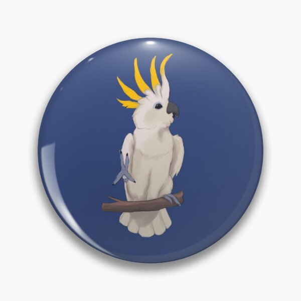 Item preview, Macy the Sulphur-crested cockatoo designed and sold by lionartprints.