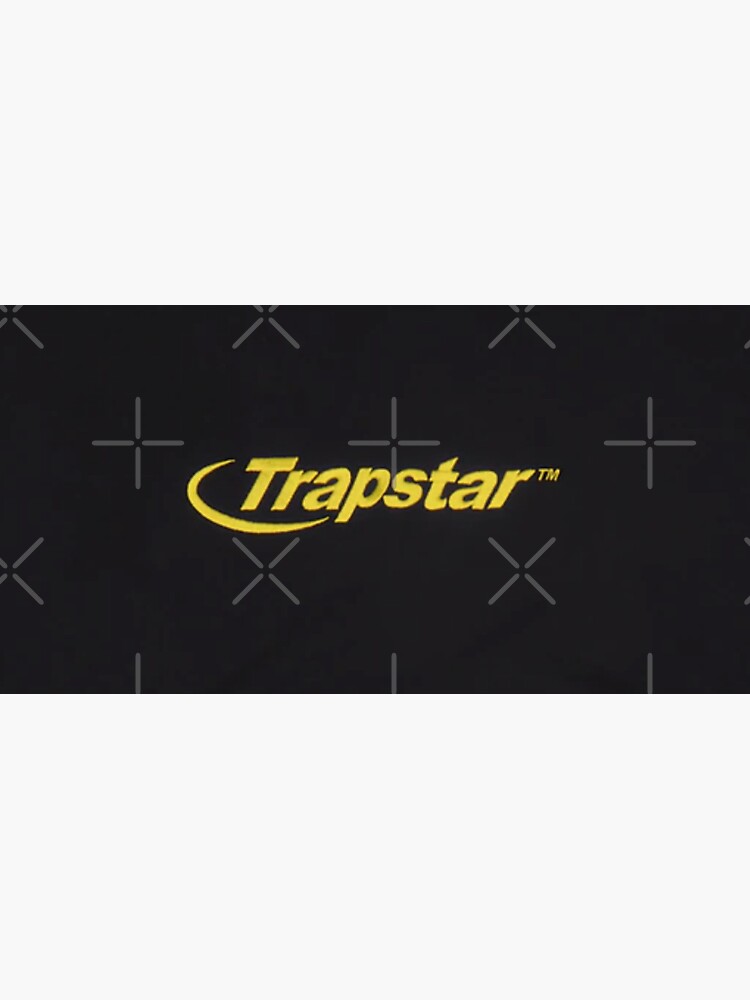 "TRAPSTAR YELLOW HYPERDRIVE" Sticker by DleVerified Redbubble