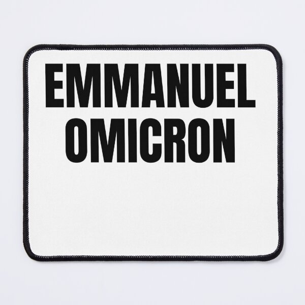 Item preview, Emmanuel macron and the omicron variant designed and sold by bamboo00.