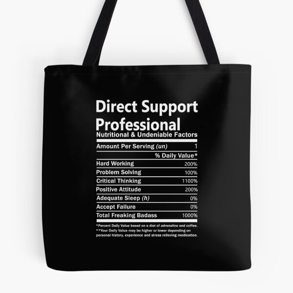 Item preview, Direct Support Professional T Shirt - Nutritional And Undeniable Factors Gift Item Tee designed and sold by miraschroe.