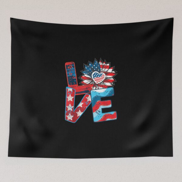 Item preview, Love My America Sunflower Shirt 4th July Patriotic Plus Size designed and sold by RobertEllisDC.