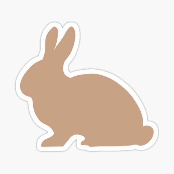 Item preview, Bunny Rabbit Pattern in Brown and White  designed and sold by OneThreeSix.