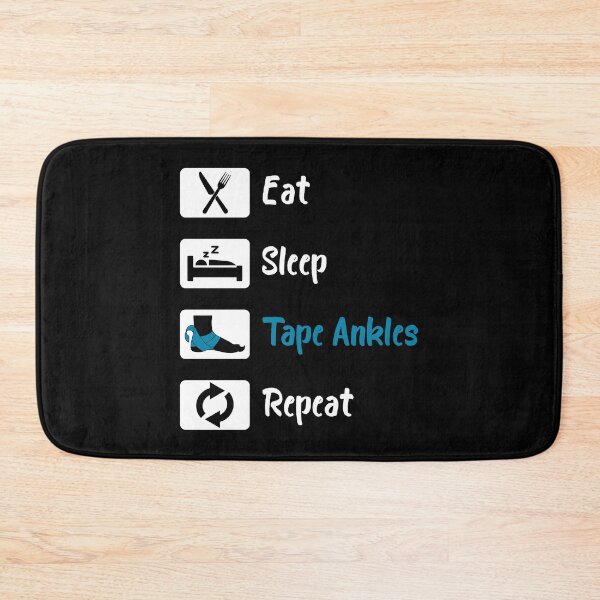 Item preview, Eat Sleep Tape Ankles Repeat athletic trainer  designed and sold by amanilek.