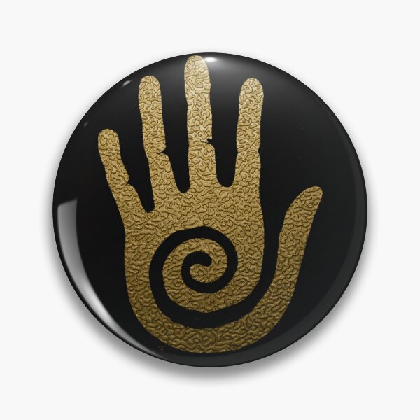 Item preview, Gold Hopi Hand designed and sold by DoodlesnPoodles.