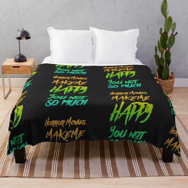 Item preview, Horror movies make me happy you not so much designed and sold by TheRightHonMP.