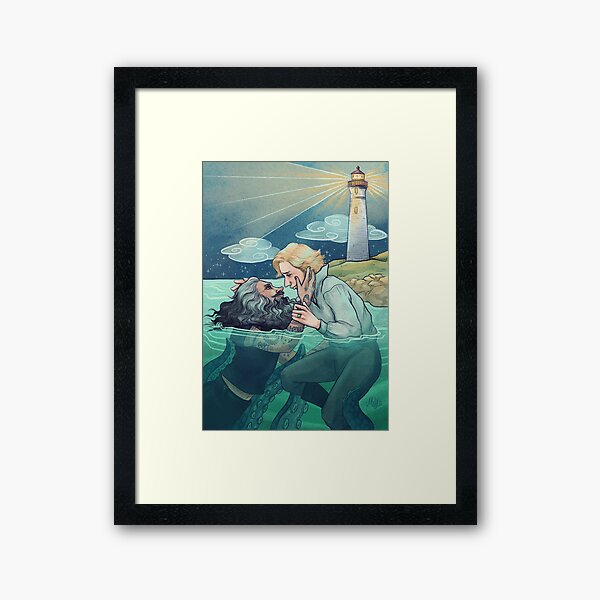 Item preview, The Lighthouse and the Kraken designed and sold by Alex-Molly.