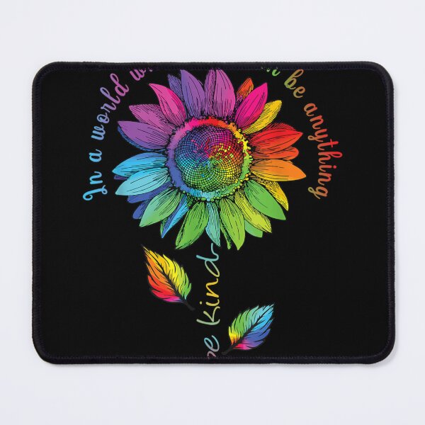 Item preview, LGBTQ Rainbow Sunflower World Flower Pride Be Equality Kind designed and sold by RobertEllisDC.
