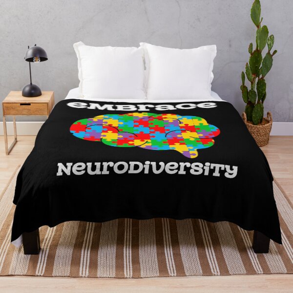 Item preview, Embrace Neurodiversity Autism Awareness Brain Puzzle  designed and sold by AlexaTees.