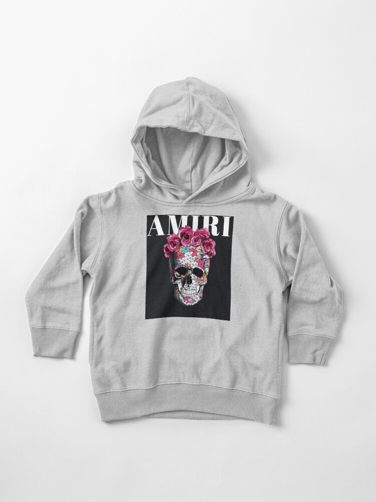 Amiri Rose Skull Toddler Pullover Hoodie