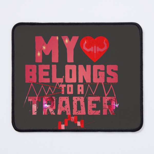 Item preview, My Heart Belongs to a Trader | Gift for Stock market, forex, options, crypto and day traders | Fun Gift for Moms designed and sold by TradingTeesKids.