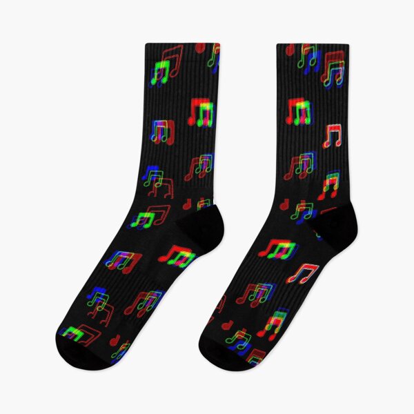 Item preview, Burning Colorful Musical Notes designed and sold by RioCariocaClub.