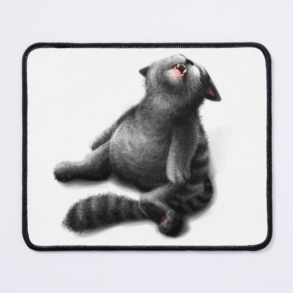 Item preview, crazy black cat designed and sold by MaryshaArt.