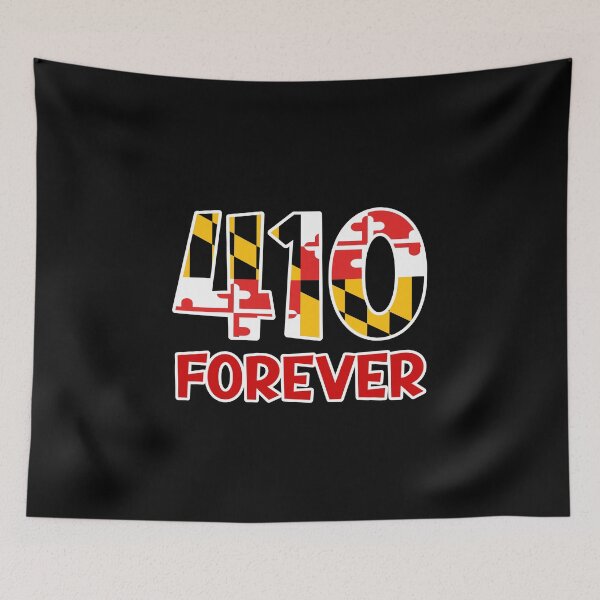Item preview, Maryland Flag 410 Area Code Souvenir Maryland Forever designed and sold by ittybittyowl.