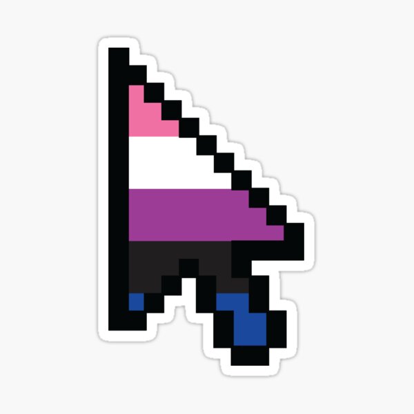 Pride Cursor - Genderfluid Sticker