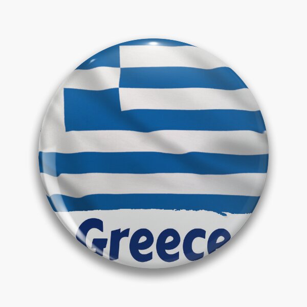 Item preview, Greece Flag designed and sold by HopaHope.