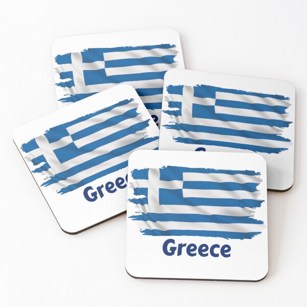 Item preview, Greece Flag designed and sold by HopaHope.