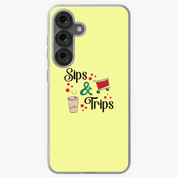 Item preview, Sips and Trips coffee sips and shopping trips designed and sold by T-landa.