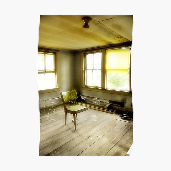 Room with Chair - Diffused, Confused, Disused Poster