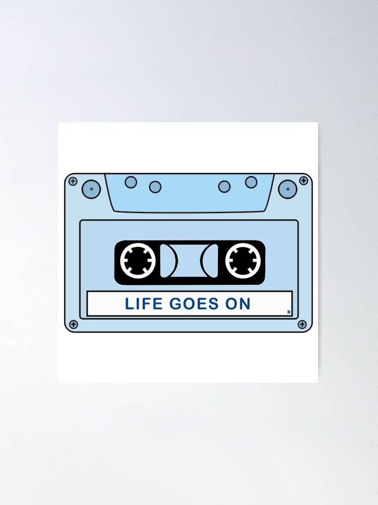 life goes on bts retro cassette tape 