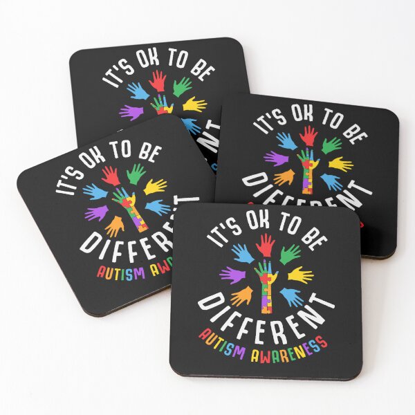 Item preview, It's Ok To Be Different Autism Awareness Support Puzzle Hands designed and sold by AlexaTees.