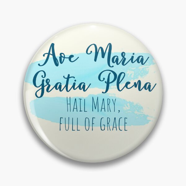 Item preview, Hail Mary Catholic Prayer in Latin  designed and sold by IceCreamMuseum.