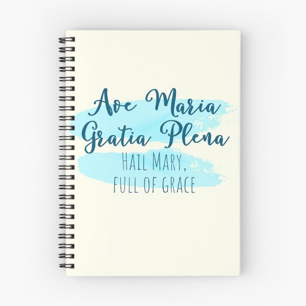 Item preview, Hail Mary Catholic Prayer in Latin  designed and sold by IceCreamMuseum.