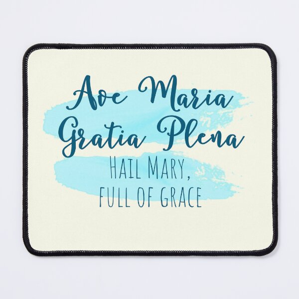 Item preview, Hail Mary Catholic Prayer in Latin designed and sold by IceCreamMuseum.