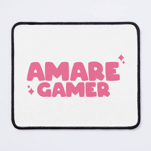 Item preview, Amare Gamer - Pink Text designed and sold by WaddlingTech.