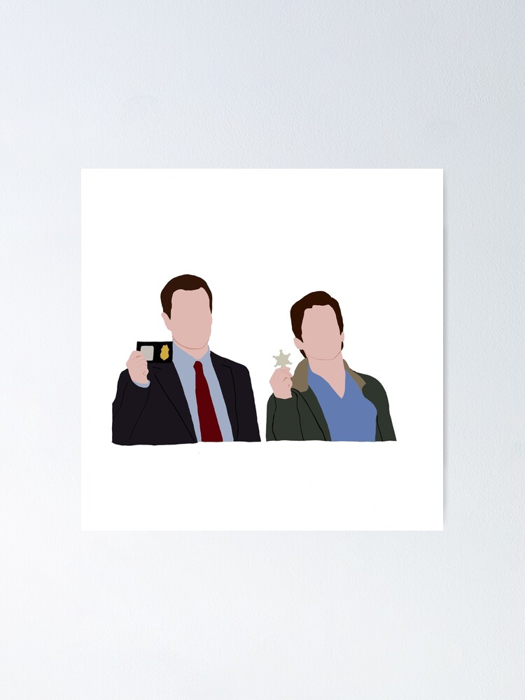 Peter Burke and Neal Caffrey - White Collar USA Poster for Sale by  ArielleKoch