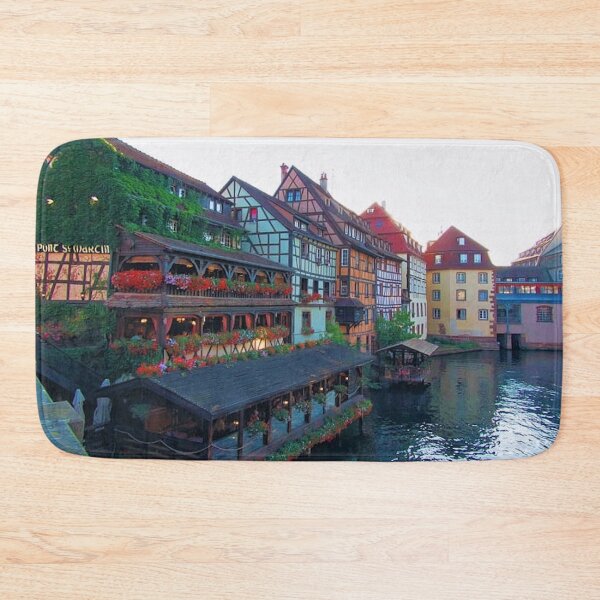 Item preview, Strasbourg France colourful houses designed and sold by Kristellabeauty.
