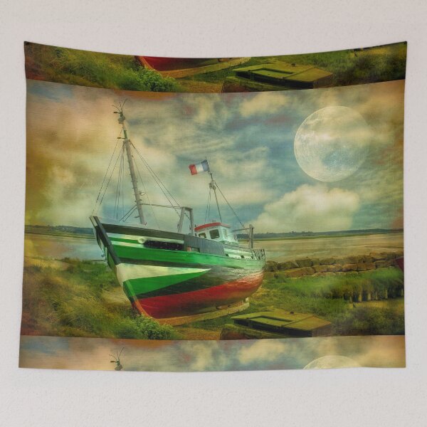 Item preview, Boat Saint Anthony of Padua designed and sold by MarieClaude1954.