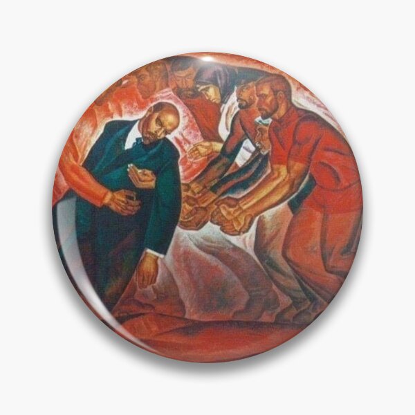 Item preview, Death of Vladimir Lenin, soviet mosaic designed and sold by Rashkin.