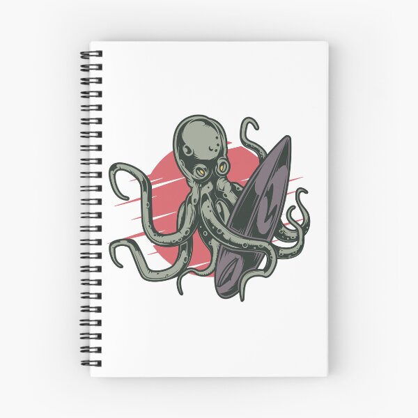 Item preview, Octopus Surf logo T-shirt  designed and sold by MAF_Merch.