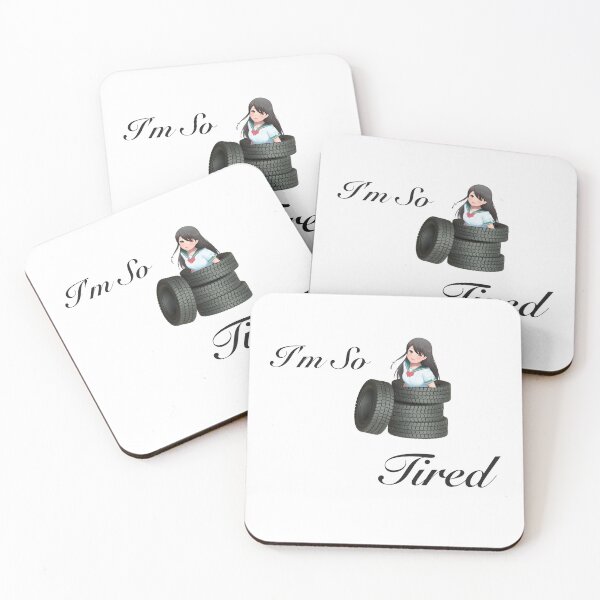 Item preview, I'm So Tired Woman- Funny Illustration designed and sold by GnuArt.